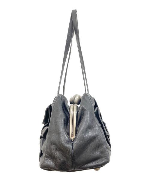 kawa-kawa（カワカワ）kawa-kawa (カワカワ) がま口ショルダーバッグ ブラックの古着・服飾アイテム