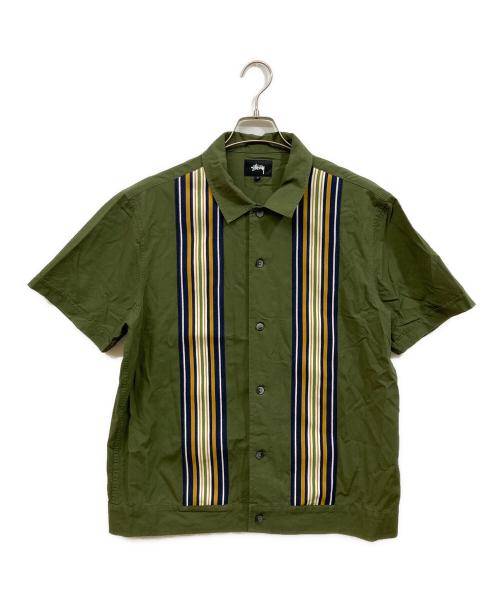 stussy（ステューシー）stussy (ステューシー) キューバシャツ カーキ サイズ:SIZE Mの古着・服飾アイテム