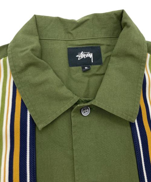 stussy（ステューシー）stussy (ステューシー) キューバシャツ カーキ サイズ:SIZE Mの古着・服飾アイテム