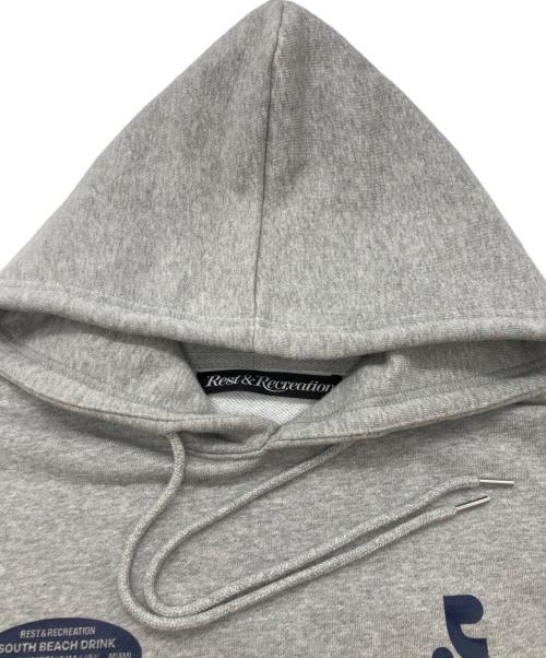 Rest&Recreation（レストアンドレクリエーション）Rest&Recreation (レストアンドレクリエーション) ロゴパーカー グレー サイズ:ONE SIZEの古着・服飾アイテム