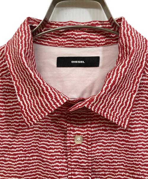 DIESEL（ディーゼル）DIESEL (ディーゼル) シャツ レッド サイズ:	SIZE Lの古着・服飾アイテム
