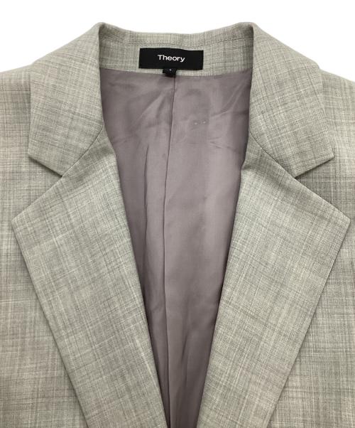 theory（セオリー）theory (セオリー) 2Bスーツ グレー サイズ:上2　下4の古着・服飾アイテム
