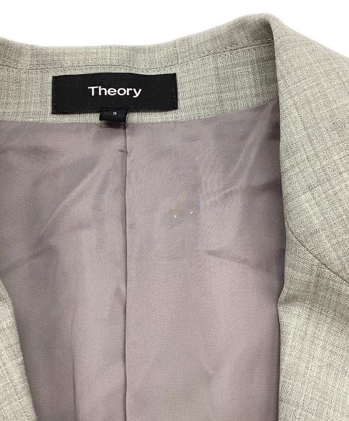 theory（セオリー）theory (セオリー) 2Bスーツ グレー サイズ:上2　下4の古着・服飾アイテム