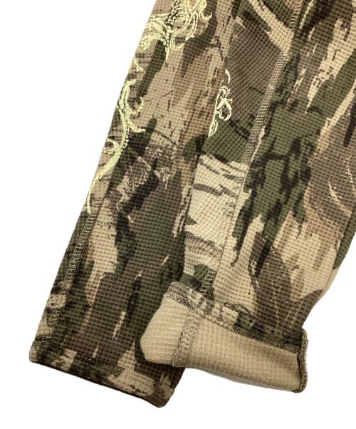 NO MAINTENANCE（ノーメンテナンス）NO MAINTENANCE (ノーメンテナンス) PANEL THERMAL EXCLUSIVE カーキ サイズ:Mの古着・服飾アイテム