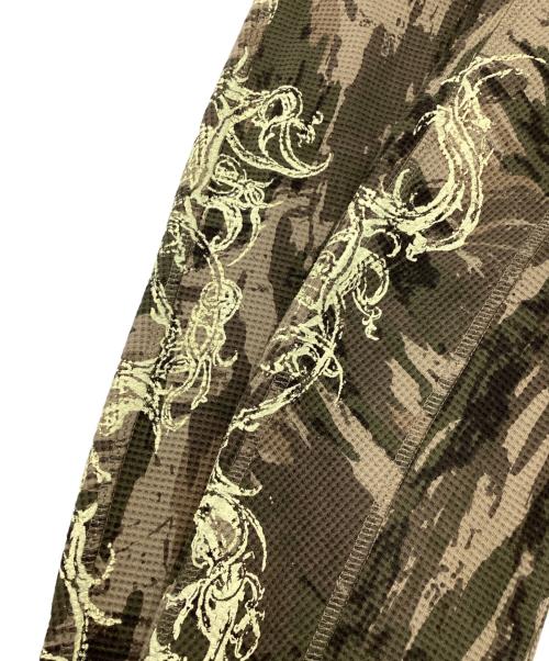 NO MAINTENANCE（ノーメンテナンス）NO MAINTENANCE (ノーメンテナンス) PANEL THERMAL EXCLUSIVE カーキ サイズ:Mの古着・服飾アイテム