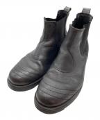 ARMANI JEANSアルマーニジーンズ）の古着「サイドゴアブーツ」｜ブラック