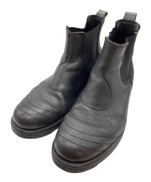 ARMANI JEANS（アルマーニジーンズ）ARMANI JEANS (アルマーニジーンズ) サイドゴアブーツ ブラック サイズ:43の古着・服飾アイテム