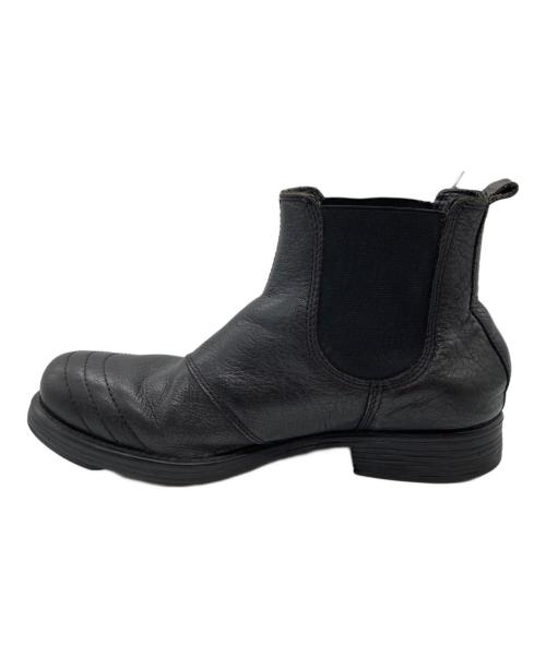 ARMANI JEANS（アルマーニジーンズ）ARMANI JEANS (アルマーニジーンズ) サイドゴアブーツ ブラック サイズ:43の古着・服飾アイテム