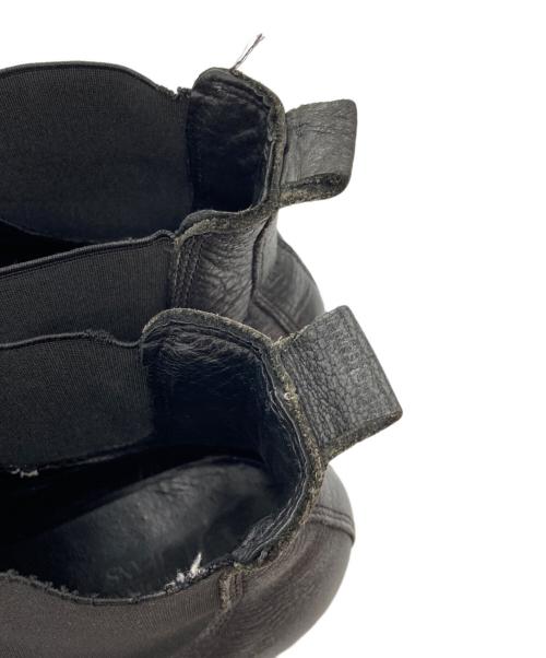 ARMANI JEANS（アルマーニジーンズ）ARMANI JEANS (アルマーニジーンズ) サイドゴアブーツ ブラック サイズ:43の古着・服飾アイテム