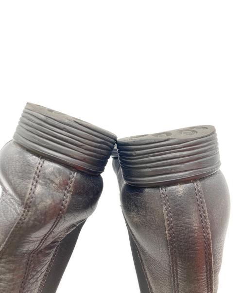 ARMANI JEANS（アルマーニジーンズ）ARMANI JEANS (アルマーニジーンズ) サイドゴアブーツ ブラック サイズ:43の古着・服飾アイテム