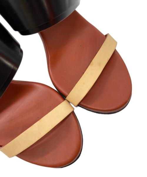 Acne studios（アクネ ストゥディオス）Acne studios (アクネ ストゥディオス) ストラップサンダル ブラウン サイズ:37の古着・服飾アイテム
