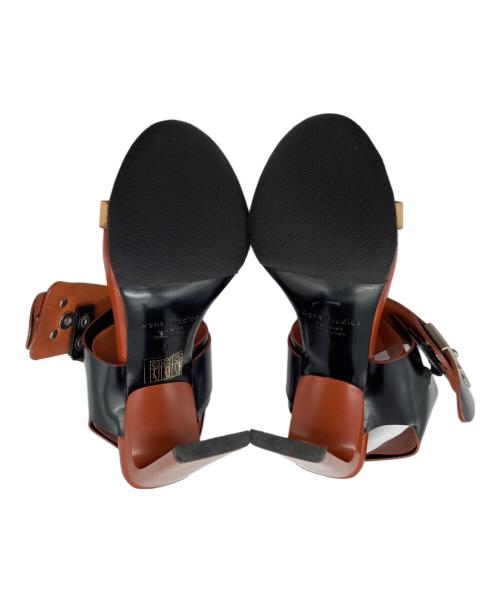 Acne studios（アクネ ストゥディオス）Acne studios (アクネ ストゥディオス) ストラップサンダル ブラウン サイズ:37の古着・服飾アイテム