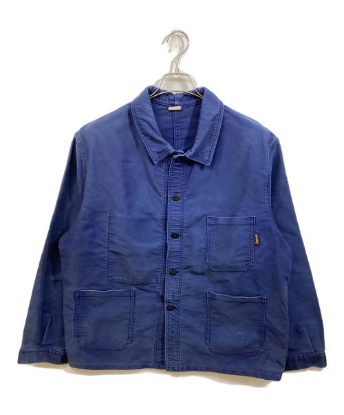 LABOUREUR（ラブルール）LABOUREUR (ラブルール) モールスキンワークジャケット ネイビー サイズ:サイズ表記なしの古着・服飾アイテム