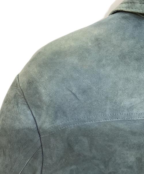 Silton（シルトン）Silton (シルトン) レザーシャツジャケット ネイビー サイズ:42の古着・服飾アイテム