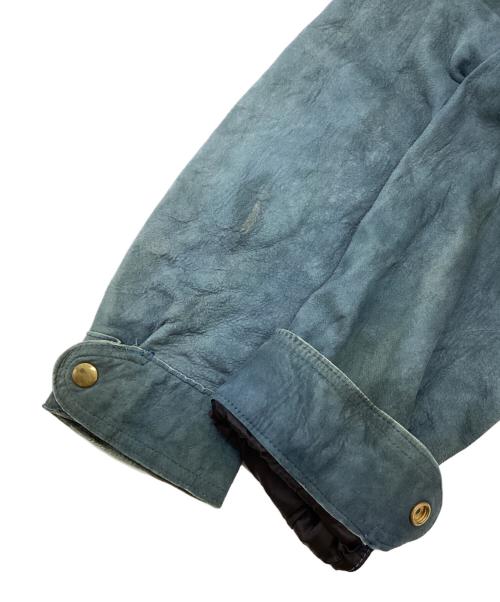 Silton（シルトン）Silton (シルトン) レザーシャツジャケット ネイビー サイズ:42の古着・服飾アイテム