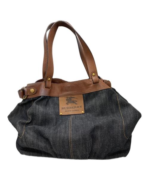 BURBERRY BLUE LABEL（バーバリーロンドンブルーレーベル）BURBERRY BLUE LABEL (バーバリーロンドンブルーレーベル) トートバッグ ネイビーの古着・服飾アイテム