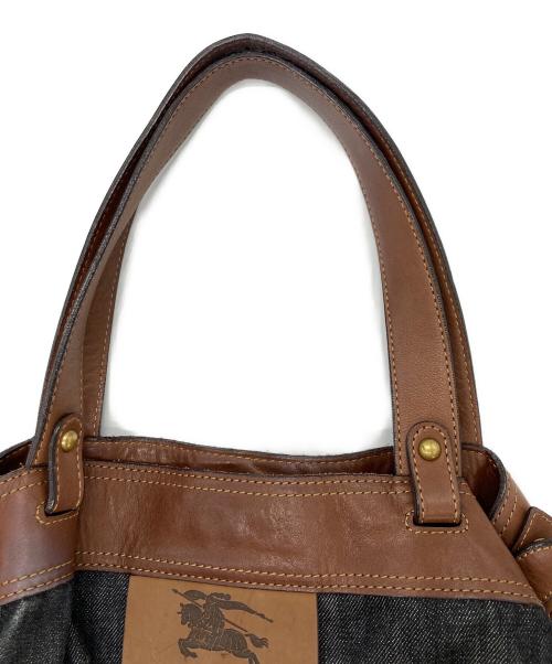 BURBERRY BLUE LABEL（バーバリーロンドンブルーレーベル）BURBERRY BLUE LABEL (バーバリーロンドンブルーレーベル) トートバッグ ネイビーの古着・服飾アイテム