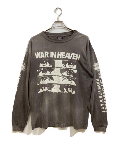 SAINT MICHAEL（セントマイケル）SAINT MICHAEL (セントマイケル) LS TEE EYES W.I.H ブラック サイズ:Lの古着・服飾アイテム