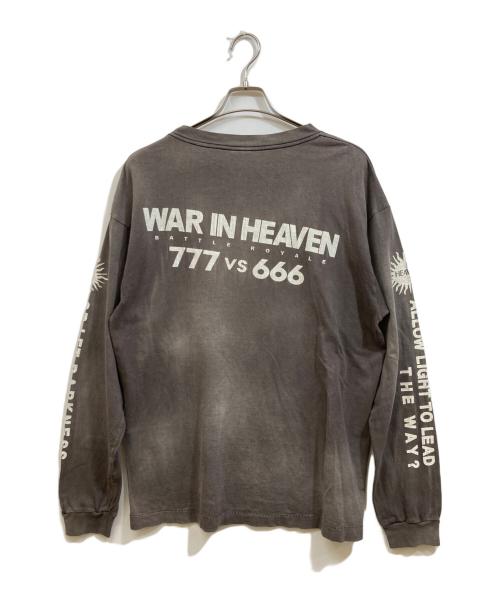 SAINT MICHAEL（セントマイケル）SAINT MICHAEL (セントマイケル) LS TEE EYES W.I.H ブラック サイズ:Lの古着・服飾アイテム