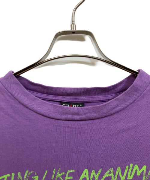 SAINT MICHAEL（セントマイケル）SAINT MICHAEL (セントマイケル) S/S T-SHIRT パープル サイズ:Lの古着・服飾アイテム