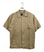 POLO RALPH LAURENポロ・ラルフローレン）の古着「パジャマリネンシャツ」｜ベージュ