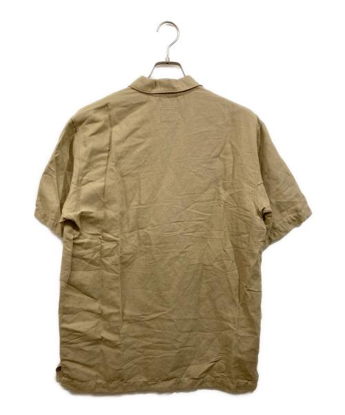 POLO RALPH LAUREN（ポロ・ラルフローレン）POLO RALPH LAUREN (ポロ・ラルフローレン) パジャマリネンシャツ ベージュ サイズ:Sの古着・服飾アイテム