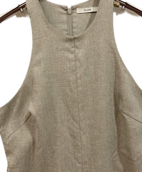 CLANE（クラネ）CLANE (クラネ) CORSET WAIST CAMISOLE ONEPIECE ベージュ サイズ:1の古着・服飾アイテム
