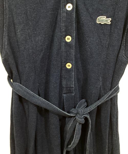 LACOSTE（ラコステ）LACOSTE (ラコステ) ノースリーブ ポロ ワンピース ネイビー サイズ:34の古着・服飾アイテム