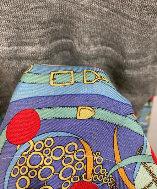 COMME des GARCONS COMME des GARCONS（コムデギャルソン コムデギャルソン）COMME des GARCONS COMME des GARCONS (コムデギャルソン コムデギャルソン) 異素材切り替えシルクワンピース グレー サイズ:Ｓの古着・服飾アイテム