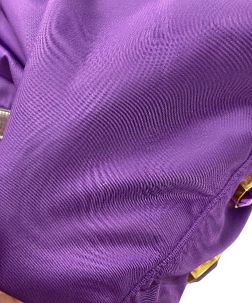 PRADA（プラダ）PRADA (プラダ) ビジューナイロントートバッグ パープルの古着・服飾アイテム