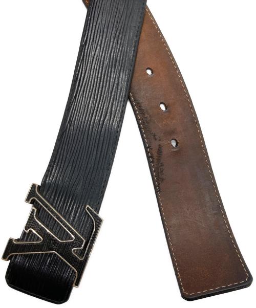 LOUIS VUITTON（ルイ ヴィトン）LOUIS VUITTON (ルイ ヴィトン) エピ サンチュールLVイニシャル ブラックの古着・服飾アイテム