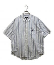 stussy（ステューシー）の古着「BOXY SS SHIRT STRIPE」｜ホワイト