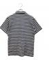 COMME des GARCONS HOMME DEUX (コムデギャルソン オム ドゥ) ボーダーポロシャツ ホワイト×ネイビー サイズ:SIZE S：5000円
