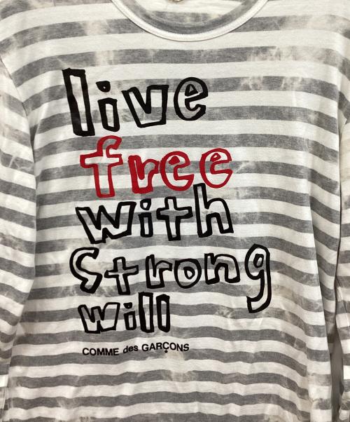 COMME des GARCONS HOMME PLUS（コムデギャルソンオムプリュス）COMME des GARCONS HOMME PLUS (コムデギャルソンオムプリュス) 長袖Tシャツ ホワイト サイズ:SIZE Sの古着・服飾アイテム