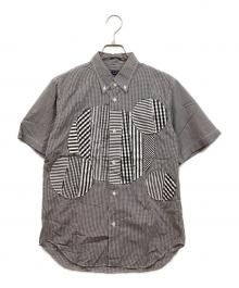 COMME des GARCONS HOMME（コムデギャルソン オム）の古着「パッチワークシャツ」｜グレー