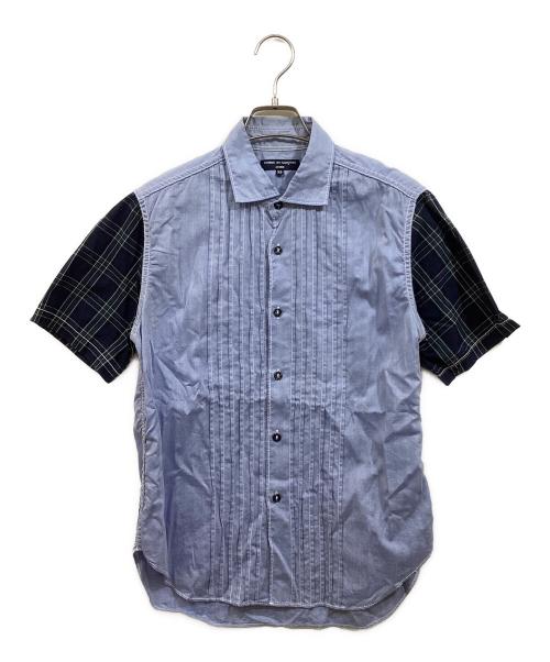 COMME des GARCONS HOMME（コムデギャルソン オム）COMME des GARCONS HOMME (コムデギャルソン オム) 切り替えシャツ スカイブルー サイズ:SIZE XSの古着・服飾アイテム