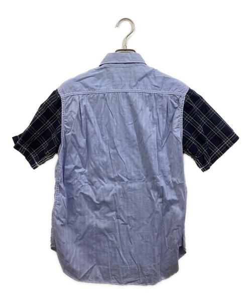 COMME des GARCONS HOMME（コムデギャルソン オム）COMME des GARCONS HOMME (コムデギャルソン オム) 切り替えシャツ スカイブルー サイズ:SIZE XSの古着・服飾アイテム