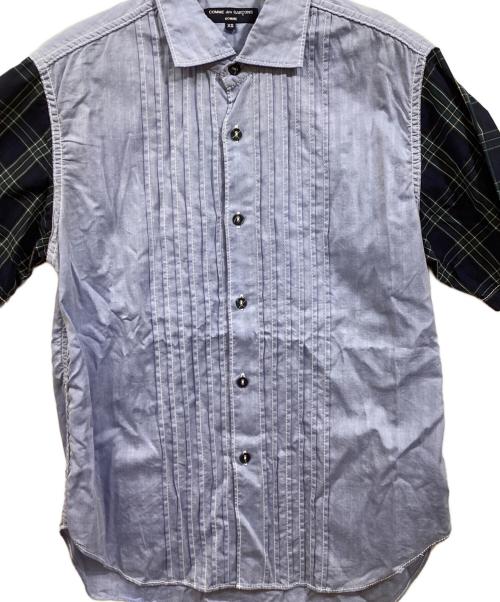 COMME des GARCONS HOMME（コムデギャルソン オム）COMME des GARCONS HOMME (コムデギャルソン オム) 切り替えシャツ スカイブルー サイズ:SIZE XSの古着・服飾アイテム