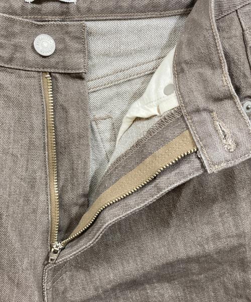 AURALEE（オーラリー）AURALEE (オーラリー) HARD TWIST BROWN DENIM 5P PANTS ブラウン サイズ:63.5cm (W25)の古着・服飾アイテム