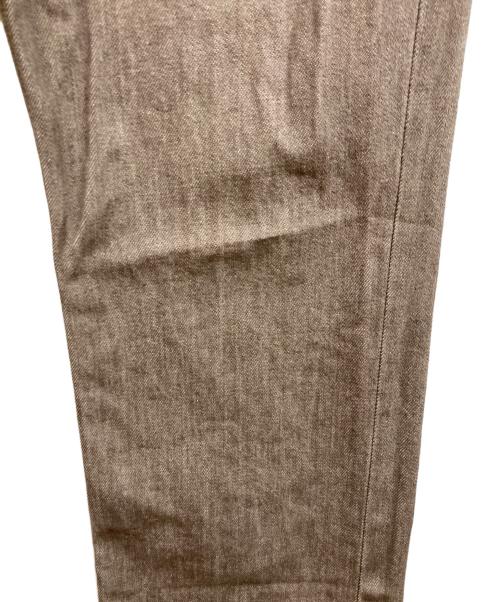 AURALEE（オーラリー）AURALEE (オーラリー) HARD TWIST BROWN DENIM 5P PANTS ブラウン サイズ:63.5cm (W25)の古着・服飾アイテム