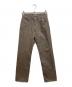 AURALEE（オーラリー）の古着「HARD TWIST BROWN DENIM 5P PANTS」｜ブラウン