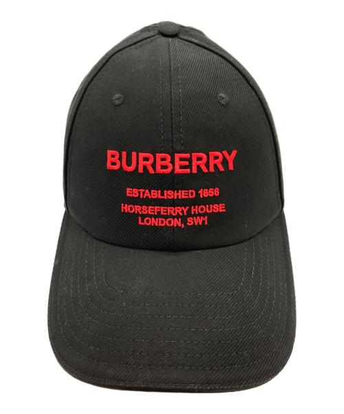BURBERRY LONDON（バーバリーロンドン）BURBERRY LONDON (バーバリーロンドン) Logo Embroidered Ball Cap ブラックの古着・服飾アイテム