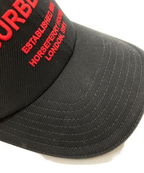 BURBERRY LONDON（バーバリーロンドン）BURBERRY LONDON (バーバリーロンドン) Logo Embroidered Ball Cap ブラックの古着・服飾アイテム
