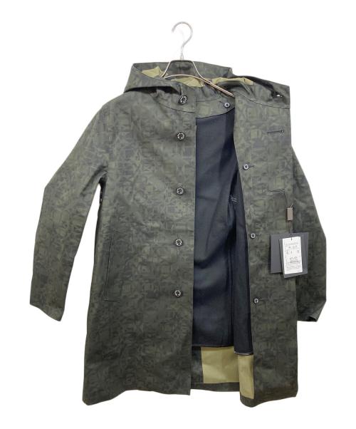 MACKINTOSH（マッキントッシュ）MACKINTOSH (マッキントッシュ) カモフラ柄ゴム引きコート ブラック サイズ:38の古着・服飾アイテム