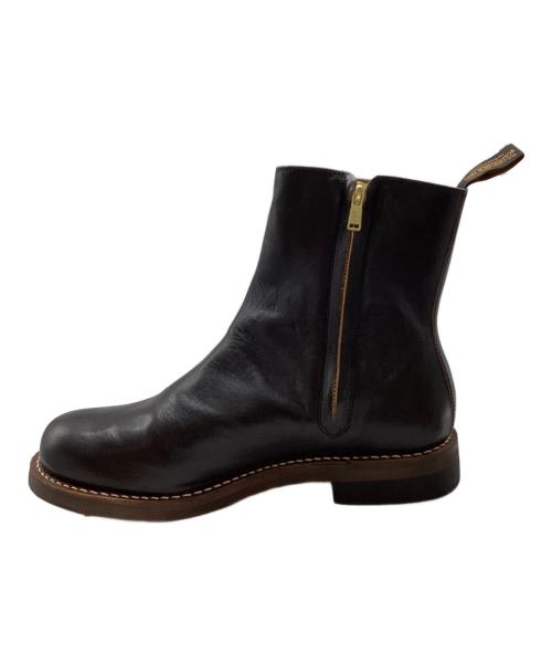 ROLLING DUB TRIO（ローリングダブトリオ）ROLLING DUB TRIO (ローリングダブトリオ) レザーブーツ ブラック サイズ:27ｃｍの古着・服飾アイテム