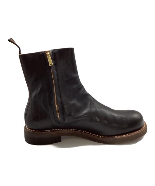 ROLLING DUB TRIO（ローリングダブトリオ）ROLLING DUB TRIO (ローリングダブトリオ) レザーブーツ ブラック サイズ:27ｃｍの古着・服飾アイテム