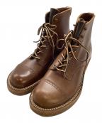 ROLLING DUB TRIOローリングダブトリオ）の古着「レザーブーツ」｜ブラウン