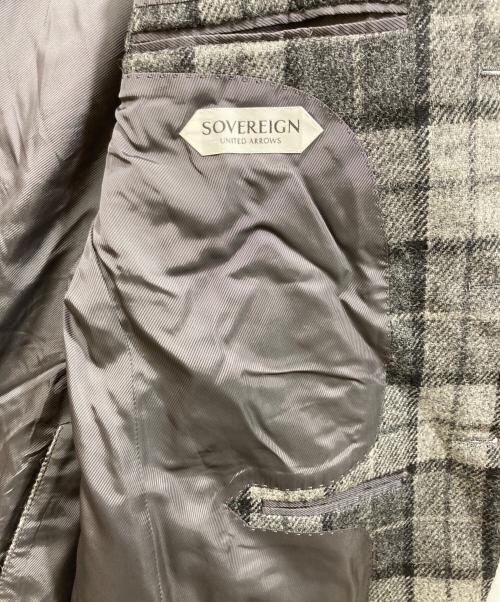 SOVEREIGN（ソブリン）SOVEREIGN (ソブリン) ウールジャケット グレー サイズ:SIZE 48の古着・服飾アイテム