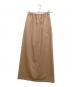 MM6 Maison Margiela（エムエムシックスメゾンマルジェラ）の古着「バックスリットロングスカート」｜ベージュ