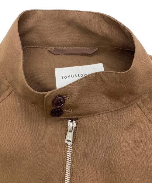 TOMORROW LAND（トゥモローランド）TOMORROW LAND (トゥモローランド) レーヨンポリエステル ショートブルゾン ブラウン サイズ:SIZE Sの古着・服飾アイテム